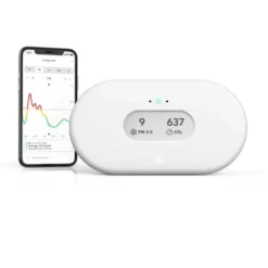 Airthings View Plus radon- og luftkvalitetsmåler, hvid