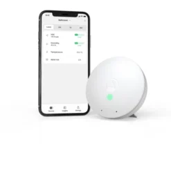 Airthings Wave Mini, måling af luftkvalitet og skimmelsvamp, hvid