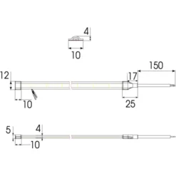 Ansell Lighting C-Cell udendørs LED strip, farvet lys, 5 meter