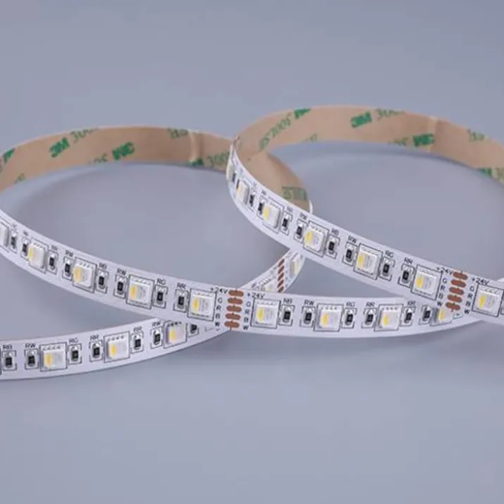 Ansell Lighting E-Cell LED strip, farvet + hvidt lys, 3000K, 360lm, 50 meter