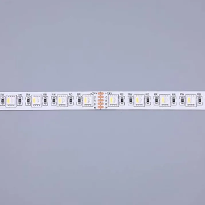 Ansell Lighting E-Cell LED strip, farvet + hvidt lys, 3000K, 360lm, 50 meter