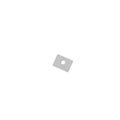 Ansell Lighting endestykke, indspartling, med hul, 11,3x35,5 mm, aluminium