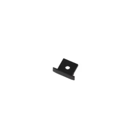 Ansell Lighting endestykke, indspartling, med hul, 11,3x35,5 mm, sort