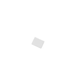 Ansell Lighting endestykke, indspartling, uden hul, 11,3x35,5 mm, hvid