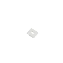 Ansell Lighting endestykke, med hul, 13x15,9 mm, hvid