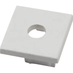 Ansell Lighting endestykke, med hul, 15x56,2 mm, hvid