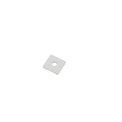 Ansell Lighting endestykke, med hul, 26,5x46,5 mm, hvid