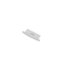 Ansell Lighting endestykke, med hul, 9,7x30,6 mm, hvid