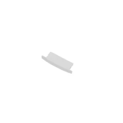 Ansell Lighting endestykke, uden hul, 9,7x30,6 mm, hvid