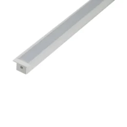 Ansell Lighting LED skinne, indbyg, 15x20 mm, 2 meter, hvid