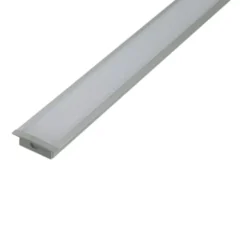 Ansell Lighting LED skinne, indbyg, 9,7x30,6 mm, 2 meter, aluminium