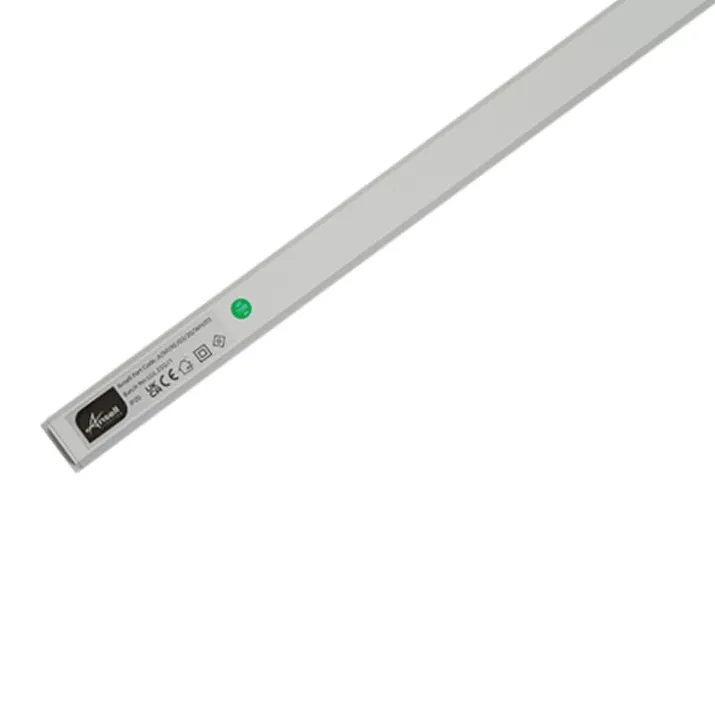 Ansell Lighting LED skinne, indbyg, 9,7x30,6 mm, 2 meter, hvid