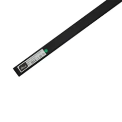 Ansell Lighting LED skinne, indbyg, 9,7x30,6 mm, 2 meter, sort