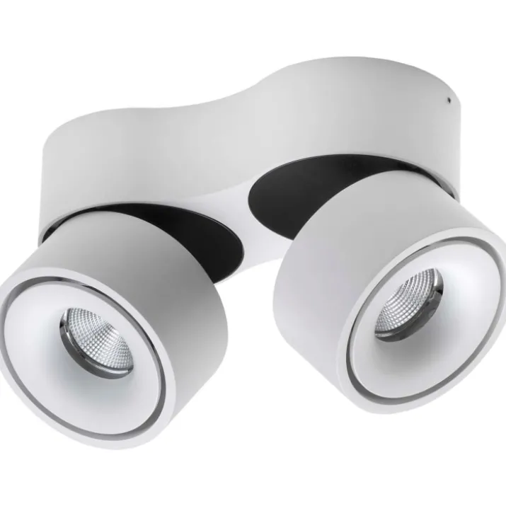 Antidark Easy Double spotlampe, sideudgang, hvid