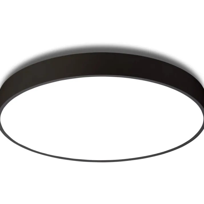 Antidark Luna C450 plafond, Ø45 cm, 3000K, sort