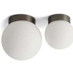 Antidark Palla Mini væg- og loftlampe, titanium
