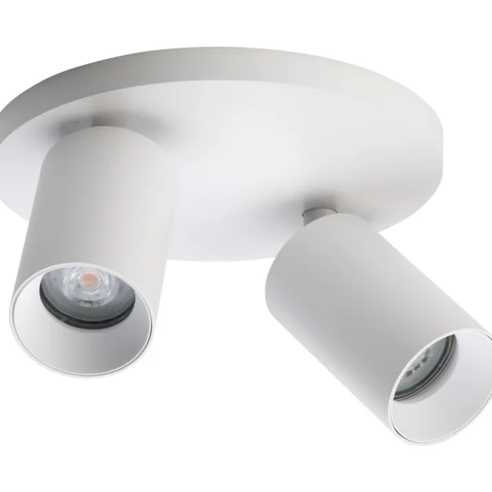 Antidark SpotOn Circle spotlampe, hvid
