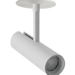 Antidark Tube Slim indbygningsspot, hvid