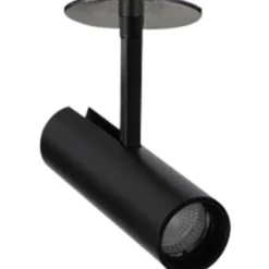 Antidark Tube Slim indbygningsspot, sort