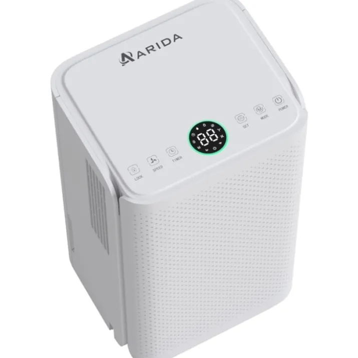 Arida Larvik affugter, appstyret, 12 liter/døgn, 60 m²