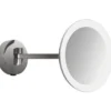 Astro Mascali makeup spejl med lys, Ø21,5 cm, krom