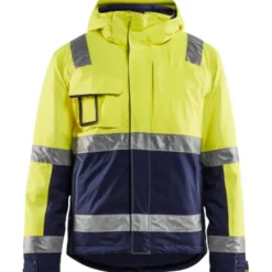 Blåkläder Workwear Hi-Vis vinterjakke, hi-vis gul/marine, str. S