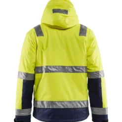 Blåkläder Workwear Hi-Vis vinterjakke, hi-vis gul/marine, str. XS