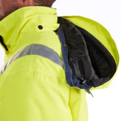 Blåkläder Workwear Hi-Vis vinterjakke, hi-vis gul/sort, str. 6XL