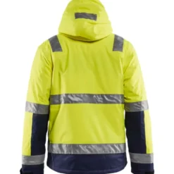 Blåkläder Workwear Hi-Vis vinterjakke, hi-vis gul/sort, str. 6XL