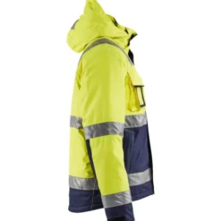 Blåkläder Workwear Hi-Vis vinterjakke, hi-vis gul/sort, str. 6XL