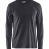 Blåkläder Workwear 35001 langærmet t-shirt, grå, str. XL