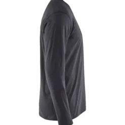 Blåkläder Workwear 35001 langærmet t-shirt, grå, str. XL