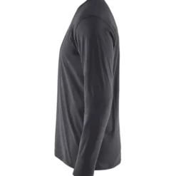 Blåkläder Workwear 35001 langærmet t-shirt, grå, str. XL