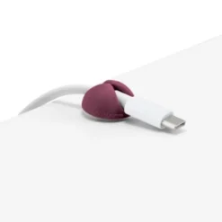 Bluelounge Cabledrop kabelholder, rød - 9 stk
