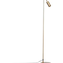 By Rýdens Curve gulvlampe, guld