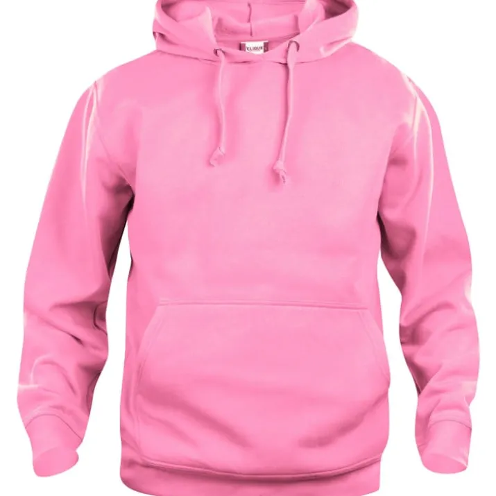Clique Basic hoodie, lys pink, str. 2XL