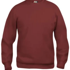 Clique Basic Roundneck sweatshirt, bordeaux, str. 2XL