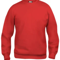 Clique Basic Roundneck sweatshirt, rød, str. 2XL