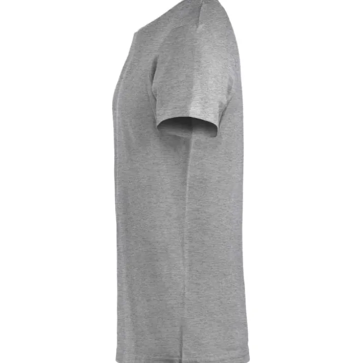 Clique Basic t-shirt, gråmeleret, str. 3XL
