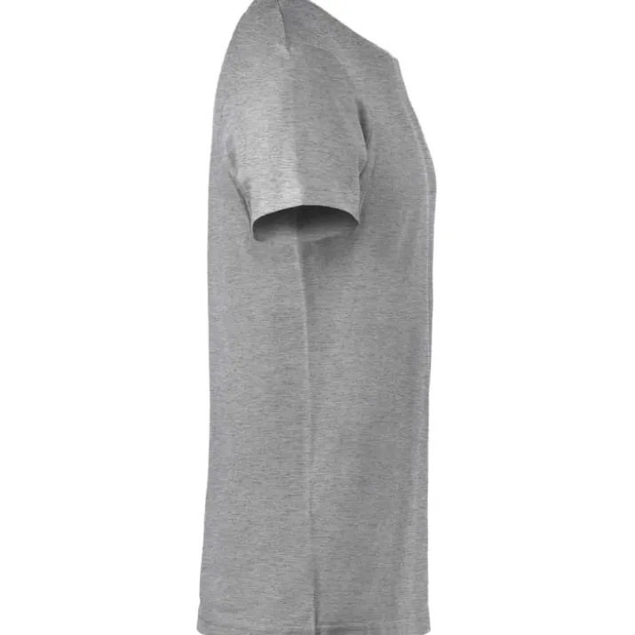 Clique Basic t-shirt, gråmeleret, str. 3XL