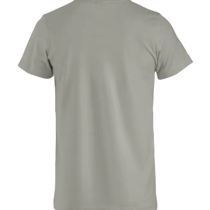 Clique Basic t-shirt, sølvgrå, str. 2XL