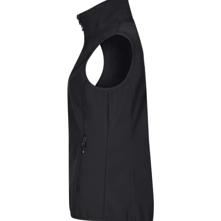 Clique Classic softshell vest dame, sort, str. 2XL