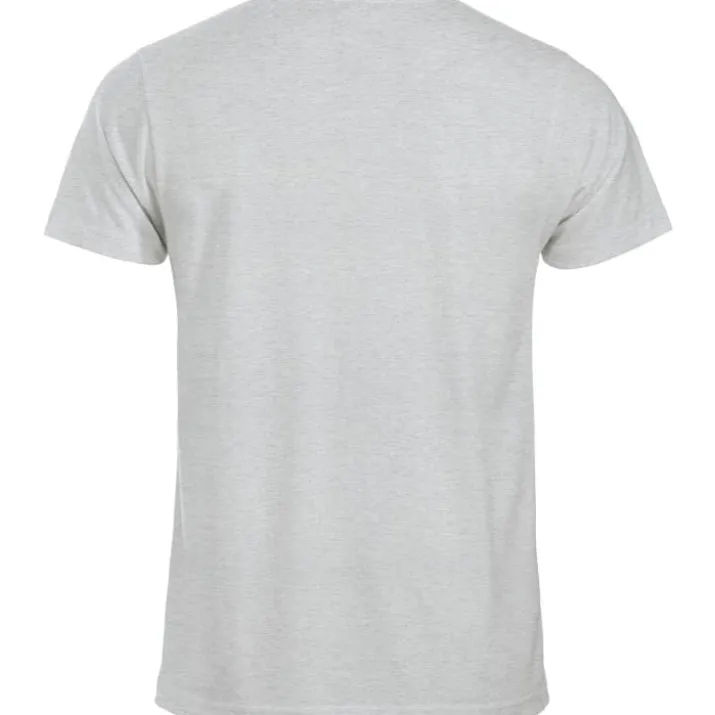 Clique New Classic t-shirt, lysegrå meleret, str. M