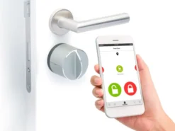 Danalock V3 Smart Lock Scandi elektronisk dørlås, bluetooth og zigbee, sølv