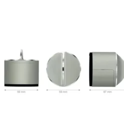 Danalock V3 Smart Lock Scandi elektronisk dørlås, bluetooth og zigbee, sølv