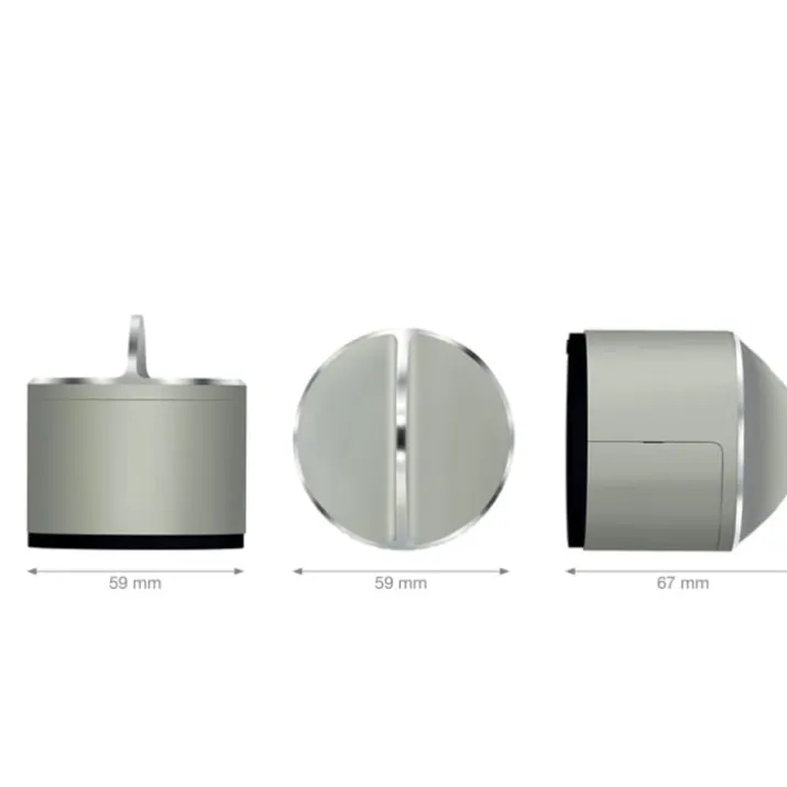 Danalock V3 Smart Lock Scandi elektronisk dørlås, bluetooth, sølv