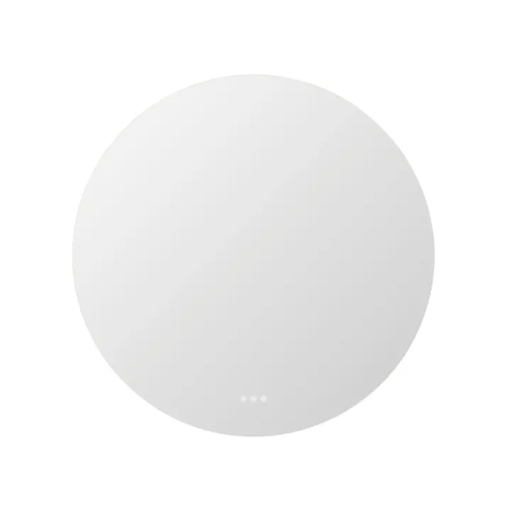 Dansani Corona spejl med lys, dæmpbar, touch, Ø60 cm