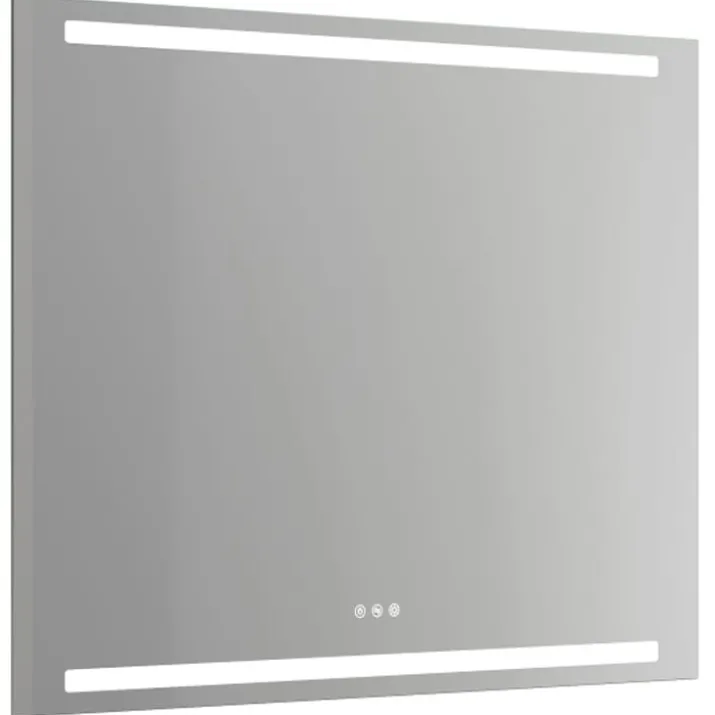 Dansani Level spejl med lys, 100x80 cm