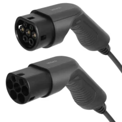 Deltaco ladekabel, type 2, 1 fase, 16A, 3,6 kW, 5 meter