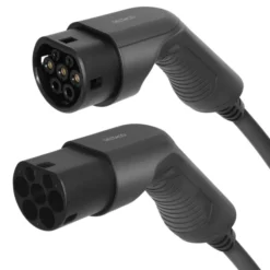 Deltaco ladekabel, type 2, 3 fase, 16A, 3 meter